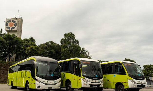 Novos ônibus para a VIX Logística
