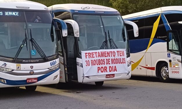 A indignação dos operadores ante o roubo de módulos eletrônicos