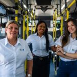 Seja gentil, também, no transporte