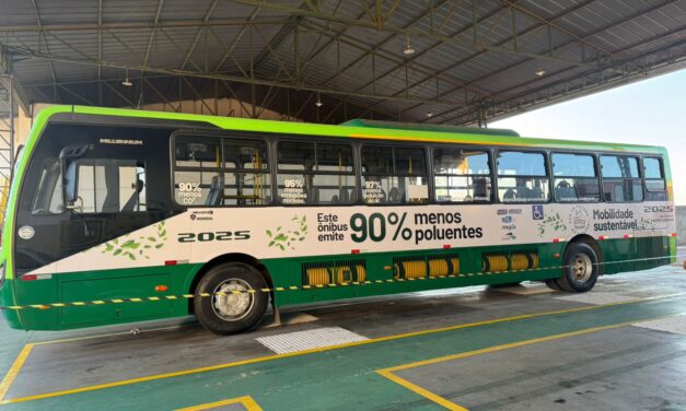 Transporte de Campo Grande conhece o ônibus a gás da Scania