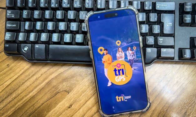 A informação do transporte na palma das mãos