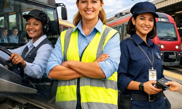 Para celebrar o Dia Internacional das Mulheres, o reforço das representantes femininas do setor do transporte