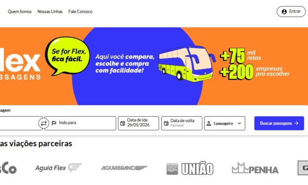Nova plataforma de venda de passagens rodoviárias