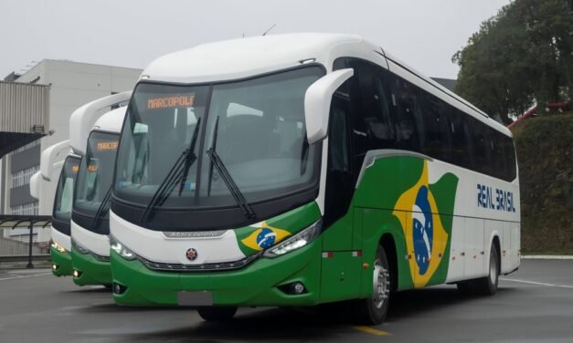 O fretamento confia na marca Marcopolo