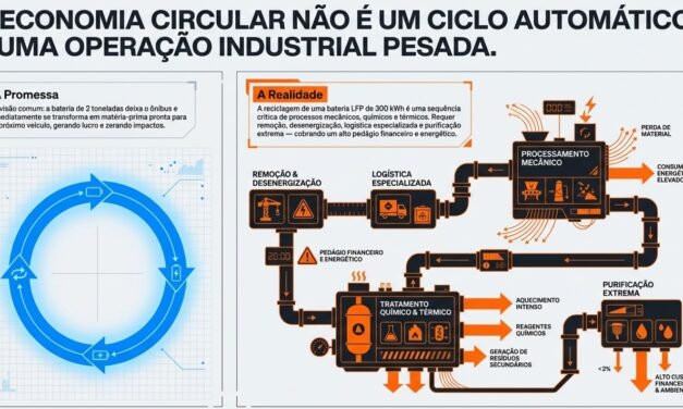 Baterias de lítio: quanto custa, afinal, reciclar uma bateria de ônibus elétrico?